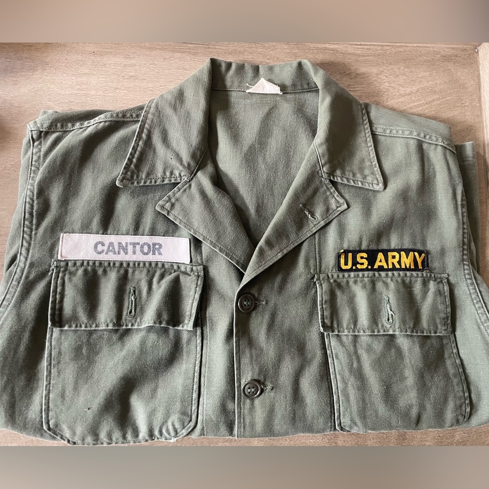 Vintage US Army  OG-107 Sateen Shirt